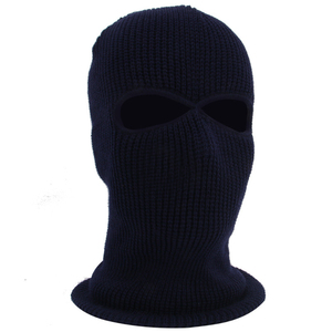 Low MOQ Customized Winter Outdoor Warm Sports Knitted Embroidery Style Face Cover Balaclava 3 Holes <b>Ski</b> <b>Mask</b> Daily Use - Product Image 3