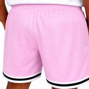 Shorts de basket-ball pour hommes, respirants, légers, séchage rapide, écologiques, entraînement sportif, gym, course à pied, taille élastique, 100% polyester - Product Image 6