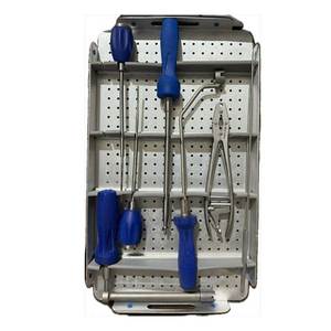 ชุดเครื่องมือผ่าตัดกระดูกและข้อสำหรับการยึดตรึงกระดูกและผ่าตัดบาดแผล พร้อมถาดสำหรับใช้ในโรงพยาบาลและคลินิก - Product Image 4