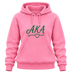   Sweat à capuche rose pour femme, motif lettres, décontracté, manches longues, doux et confortable, style sororité - Product Image 1