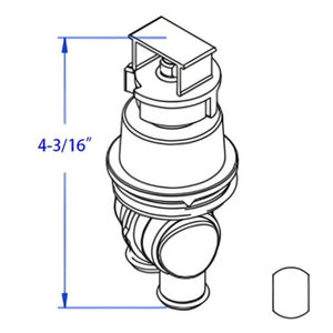 ตลับหมึกทดแทน CAP0010 ที่ใช้ร่วมกันได้กับ Delta ของแท้จากโรงงาน #   RP19804 สารป้องกันการกัดกร่อนพลาสติก สำหรับใช้ในห้องน้ำและห้องครัว 1 ปี - Product Image 2