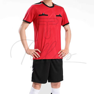 Uniforme d'arbitre de football pour hommes de qualité supérieure, manches courtes, maillot d'arbitre de football professionnel - Product Image 2