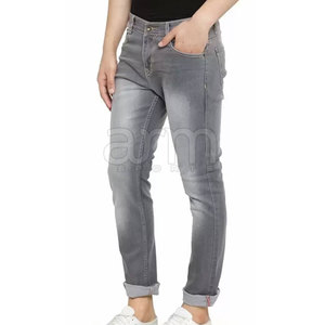 Pantalones Vaqueros Personalizados de Diseño Sencillo para Hombre, Venta Caliente, Corte Ajustado, Hechos a Medida - Product Image 3