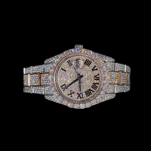 Reloj de Diamantes de Lujo Totalmente Cubierto de Diamantes, Edición Premium Shine, Reloj de Pulsera con Diamantes VVS, Pieza de Lujo de Alta Gama - Product Image 1