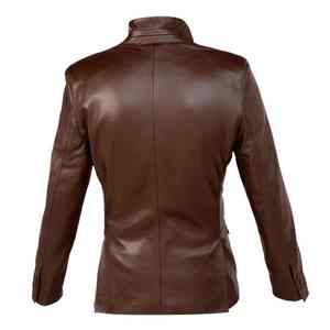 Nouveauté : Blazer en cuir pour homme, élégant, double boutonnage, vente en ligne directe d'usine, meilleur matériau à bas prix - Product Image 2