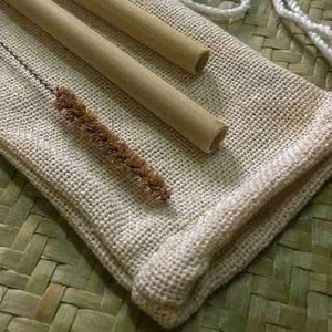 Earth-friendly Reusable Bamboo <b>Straws</b> Biodegradable <b>Drinking</b> <b>Straws</b> <b>for</b> Smoothies and Milkshakes Custom Logo - Product Image 5