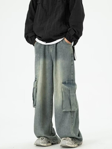 Pantalon cargo décontracté 100 % coton pour homme, séchage rapide et anti-rétrécissement, best-seller pour l'hiver, idéal pour la gym et le sport, en toile - Product Image 4