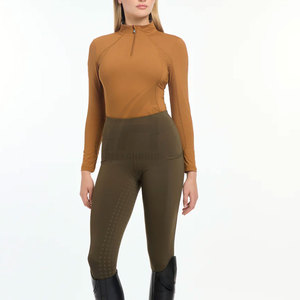 Alexandria Industries Made Women’s Riding <b>Base</b> <b>Layer</b> Top Lightweight <b>Long</b> <b>Sleeve</b> For Equestrian Sports <b>Long</b> <b>Sleeves</b> <b>Base</b> <b>Layer</b> - Product Image 4