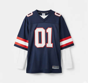 Maillot de football personnalisé pour homme – Nom et numéro d'équipe personnalisables – Tenue athlétique en mesh sublimé pour l'entraînement et les matchs - Product Image 3