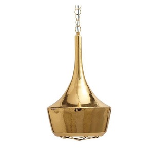 Lampe suspendue en laiton Antique facile à installer, décoration de balcon de maison, lampe suspendue martelée - Product Image 6