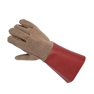 Guantes de Seguridad Resistentes al Calor, Transpirables, de Dedo Completo, de Alta Calidad, Hechos de Cuero Personalizado - Product Image 5
