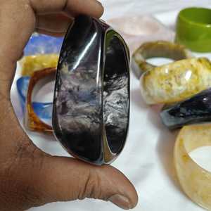 Vintage Resin Cuff Bracelets Unisex Multicolor Marbled Pattern Acrylic Lucite <b>Bangles</b> Fashion Jewelry - Product Image 6
