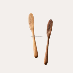 ชุดเครื่องมือสลัดไม้อะคาเซียแบบสั่งทำด้ามยาวงานฝีมือศิลปะเครื่องใช้ในการเสิร์ฟยอดนิยม - Product Image 4