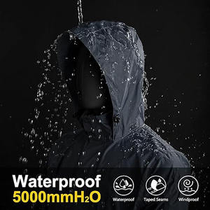 Impermeable, Chaqueta Impermeable Unisex para Hombre y Mujer, Chaqueta Larga Transparente para Lluvia, Cargada por Dress Sports - Product Image 3