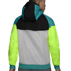 Men's Waterproof Color Block Windbreaker <b>Jacket</b> <b>Lightweight</b> Hooded Outdoor Sportswear Neon <b>Running</b> Track <b>Jacket</b> Streetwear Coat - Product Image 2