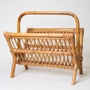 Porte-revues de luxe en rotin, prix compétitif, accessoires pour la maison et le bureau, support pour brochures et livres - Product Image 3