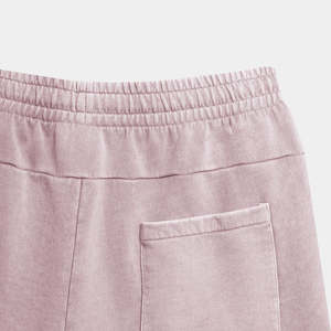 กางเกงขาสั้นผู้ชายสไตล์สตรีทแฟชั่น ราคาโรงงาน ผ้าฝ้ายน้ำหนักเบา ลายเรียบ ใส่สบายสำหรับฤดูร้อน เหมาะสำหรับออกกำลังกาย รับผลิตแบบ OEM 2026 - Product Image 6