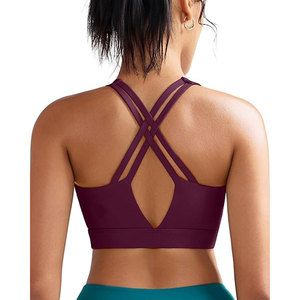 Soutien-gorge de sport Solid Trader à bretelles réglables, haute performance, rembourrage amovible, confortable pour la gym, l'entraînement et le fitness, coupe courte - Product Image 6