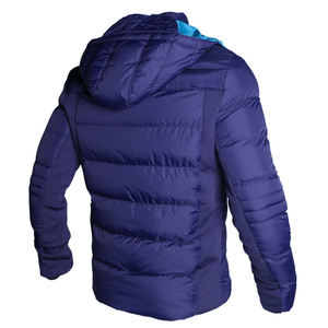 New Custom Wholesale Nylon <b>Men's</b> Fashion Outdoor Sports Comfortable Hooded Winter <b>Jacket</b> Waterproof Windproof Breathable - Product Image 5