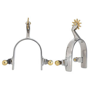 Fabricante Profesional de Espuelas de Acero Inoxidable para Caballos de Carreras, Espuelas Españolas Personalizadas, Duraderas, Reutilizables y Antideslizantes - Product Image 1