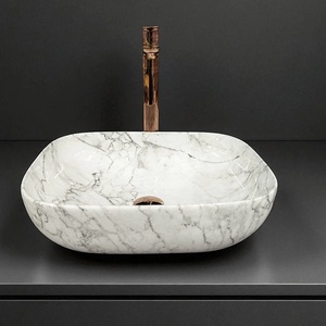 Premium Luxury Marble Countertop Wash <b>Basin</b> Sink with Customized Design Durable and Eco-Friendly for Home Use and Bathroom - Product Image 1