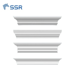 Ssr Vina vương miện đúc gỗ thông & MDF TRIM tủ bếp Trần & góc trang trí khuôn cửa sổ Shaker cove phong cách - Product Image 3