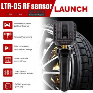 LAUNCH LTR-V 12V Rubber <b>TPMS</b> Sensor 315/433MHz Pack of 4 Engine Analyzer with SDK Combination - Product Image 2