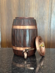 FBA Copper Water Dispenser Hot Sale Copper Water Dispenser Hand Crafted Matte Finish Copper Water Dispenser - Product Image 4