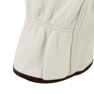 HOLY SIGNS INTERNATIONAL HSI-0018 EN420 Certified Leather <b>Driver</b> Safety <b>Gloves</b> Elastic Wristlet Durable Abrasion Resistant Fire - Product Image 5