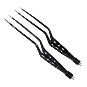 Forceps bipolaires professionnels, instrument chirurgical, couleur bleue, certifié CE, fonctionnement manuel, pour usage médical - Product Image 2