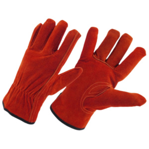 High Quality Cowhide Split Leather CE Certified Heat Resistance Anti-Slip Safety <b>Gloves</b> <b>Driver</b> Industrial Heavy Duty Abrasion - Product Image 3