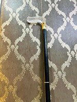Bastón de Madera de Palisandro de Diseño Artesanal del Viejo Mundo con Mango Transparente de 3 Secciones - Bastón Multifuncional de Uttarakand
