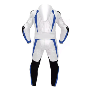 ชุดแข่งรถมอเตอร์ไซค์ SW GROUP หนังวัวแท้แบบสั่งทำพิเศษ มีฮู้ด ชุดหนังสำหรับแข่งรถแบบชิ้นเดียว พร้อมเกราะป้องกันระดับ CE 2 แบบถอดเร็ว - Product Image 2