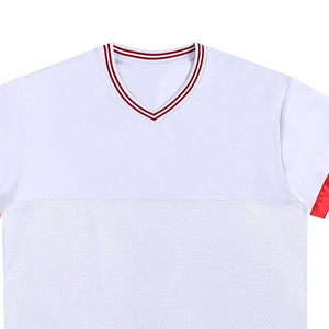 T-shirt sportif en maille coupe classique personnalisé pour homme, respirant, écologique, 100 % polyester, couleur unie, usine de vêtements OEM Pakistan - Product Image 5
