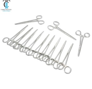 คีมหนีบหลอดเลือดแบบตรงและโค้ง ยี่ห้อ Kelly Hemostat ผลิตจากสแตนเลสสตีล สำหรับการผ่าตัด ใช้หนีบหลอดเลือดแดง พร้อมระบบล็อค ปิดกั้นการไหลของเลือด อุปกรณ์ทางการแพทย์ รับผลิตแบบ OEM - Product Image 4