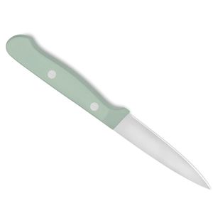 Couteaux à éplucher affûtés avec lame droite en acier inoxydable et manche en bois naturel pour éplucher, tailler et couper les fruits et légumes - Product Image 3