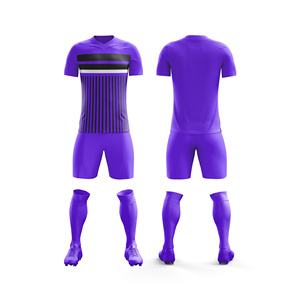 Conjunto de Uniforme de Fútbol Personalizado |   Tallas para Hombres, Mujeres y Jóvenes |   Ropa Deportiva Ligera de Secado Rápido al por Mayor - Product Image 3