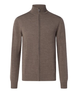 Cardigan pour homme en gros, automne-hiver, fermeture éclair intégrale, manches longues, personnalisable, anti-rides, service OEM ODM, pull confortable - Product Image 3