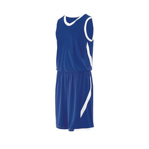 ชุดบาสเก็ตบอลคุณภาพสูง ระบายอากาศได้ดี ดีไซน์ล่าสุด ชุดกีฬาโพลีเอสเตอร์ พิมพ์ลาย สำหรับผู้ใหญ่ ทั้งชายและหญิง - Product Image 3