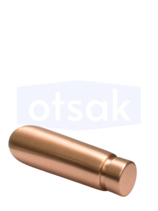 Bouteille d'eau portable en cuivre OTSAK de luxe, écologique, avec couvercles, pour le bien-être à domicile, favorisant une hydratation saine et un mode de vie quotidien équilibré - Product Image 3