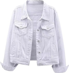 <b>Custom</b> <b>Denim</b> <b>Jacket</b> Breathable Cotton Casual Streetwear Fashion OEM Supplier - Product Image 1