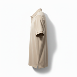 Tissu en toile respirant et écologique, imprimé par transfert thermique, logo personnalisé sur le devant, chemise décontractée à manches courtes pour hommes - Product Image 6