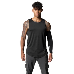 YASH SPORTS Summer Mandarin Collar Vintage 3D Gym <b>Stringer</b> Tops <b>Men</b> Mesh Clothing Bodybuilding Sleeveless Shirt Fitness <b>Vest</b> - Product Image 2