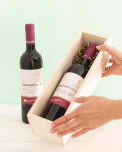 Soporte de madera multiusos para botellas, organizador de botellas de vino para encimera de cocina, estante de almacenamiento de madera natural para comedor - Product Image 5