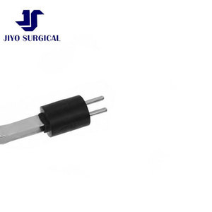 คีมจับสองขั้วแบบมุมฉาก ยี่ห้อ Professional Jiyo Surgical Co. รุ่น McPherson ขนาด 3 3/4 นิ้ว ด้ามจับแบบแบน ปลายก้านขนาด 0.4 มม. ป้องกันการติด รุ่น MB-7647 CE - Product Image 5