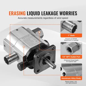 Kit Pompa Idraulica a Ingranaggi in Alluminio a 2 Stadi 4000 PSI 13 GPM per Spaccalegna con Base di Installazione Inclusa - Product Image 3