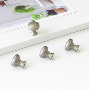 Zinc Alloy Mushroom Cabinet Knob Minimalist Drawer Pull Durable Eco-Friendly <b>Hardwares</b> Materials Hotel <b>Wardrobe</b> Dresser - Product Image 1