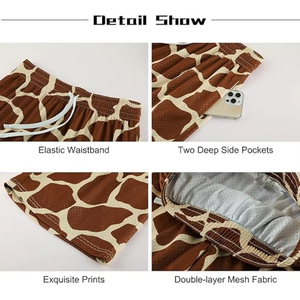 Shorts de sport pour hommes de qualité supérieure, imprimés, en mesh, respirants, séchage rapide, shorts d'été pour la salle de sport, fournisseur en gros OEM ODM - Product Image 6