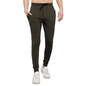 Pantalon de survêtement noir pour homme, taille élastique, cordon de serrage, avec poches latérales, pantalon long décontracté, vêtements d'automne - Product Image 1