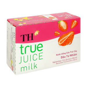 Leche de Fresa Natural TH True Juice, 300 ml, Bebida Láctea de Frutas, Precio Competitivo, Venta al Por Mayor, Exportación - Product Image 5